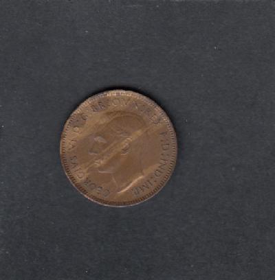 Beschrijving: 1 Farthing  GEORGIUS VI  